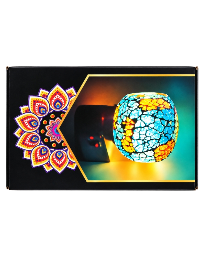 Mosaic Glass Tealight Holder